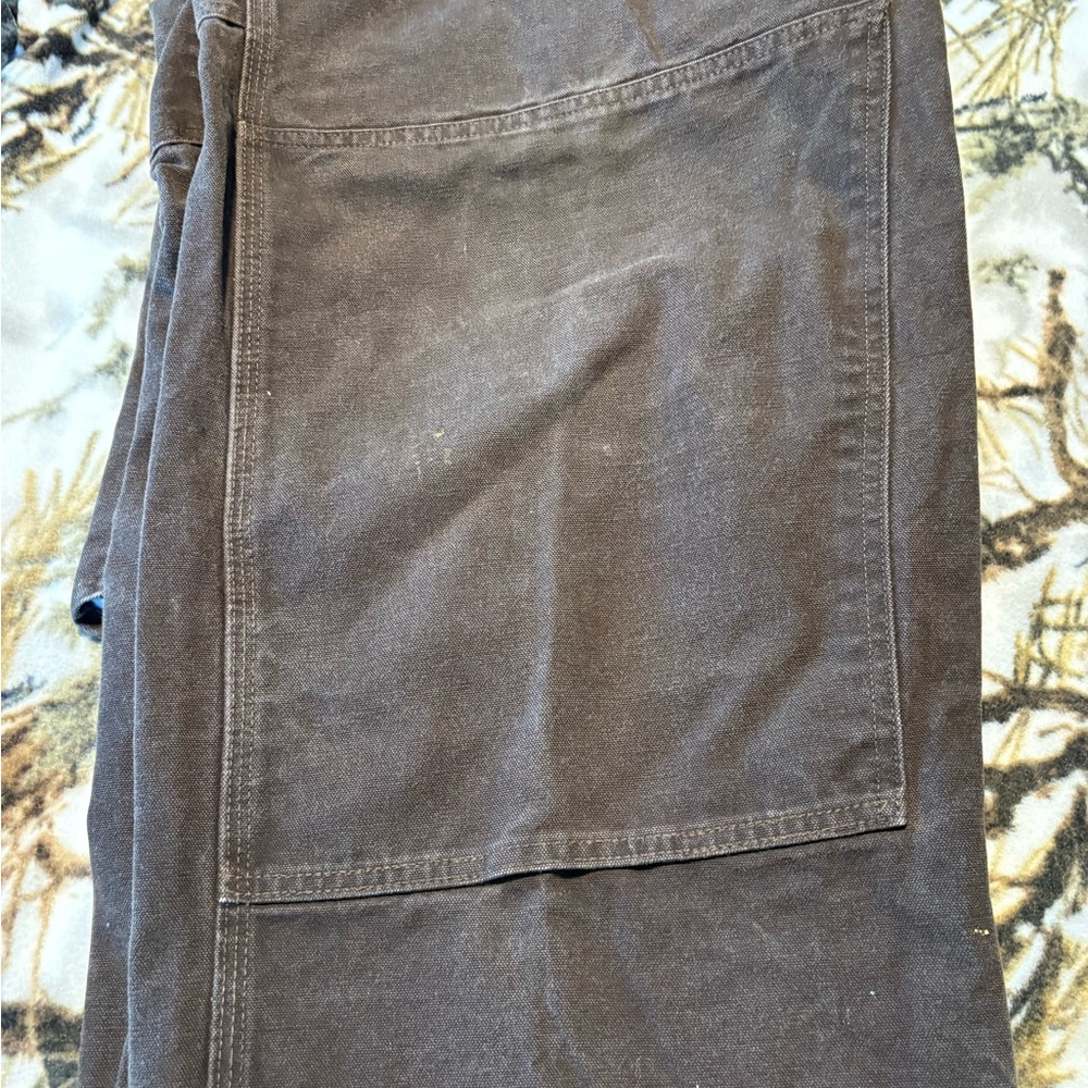 Carhartt Dark Brown Bib Overalls - Picture 4 of 7